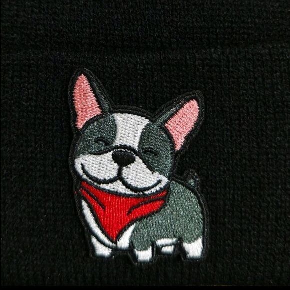 French Bulldog Dog Beanie Hat - Picture 2 of 3